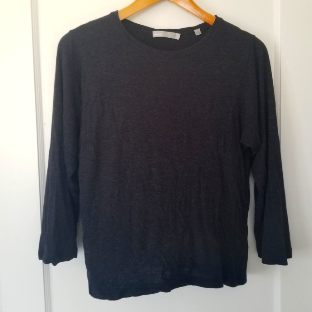 Vince Black Lightweight Long sleeve Shirt